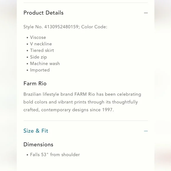 Farm Rio Dress - Picture 11 of 12